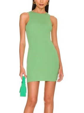 All The Ways Stefana Tank Mini Dress — Light Green